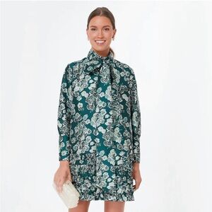 Tuckernuck Green Calyspo Cosmos Celia Mini Dress
